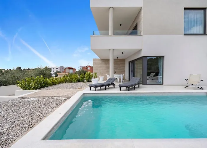 Lejlighed Maslina Mit Privatem Salzwasserpool Tribalj